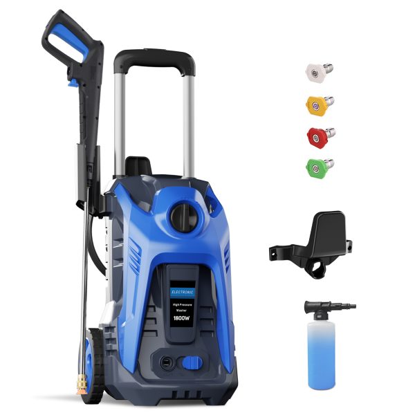 Electric Pressure Washer - 3900PSI Max 2.6GPM Power Washer with 25FT Hose 4 Quick Connect Nozzles, Soap Tank Clean Cars, Home, Patio Driv - Image 3