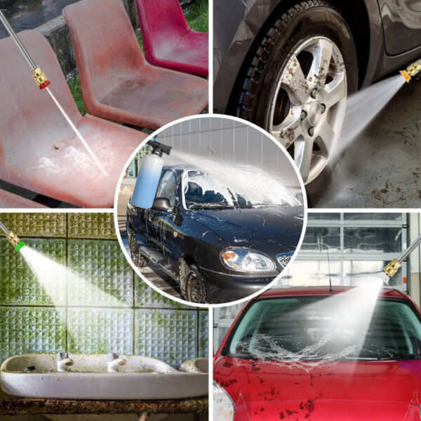 Powerful Electric Pressure Washer - 3500 PSI Electric Power Washer, 2.5 GPM Power Washers Electric Powered with 4 Interchangeable Nozzle and Foam Cannon - Image 6