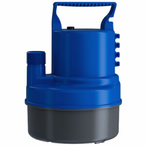 HONGDONG 1/2HP Small Water Pump 2200GPH Submersible Sump Pump For Basements Garden Pond Pool Flooded Water Removal With 16.4 Ft Power Cord and Hose Adapters