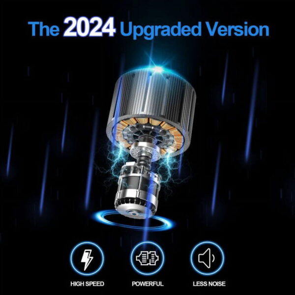 Electric Pressure Washer with 25FT Hose, 4 Quick Connect Nozzles and 16.9 oz Soap Tank Blue - Image 2